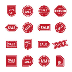 sale label icon sticker vector design