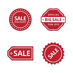 sale label icon sticker vector design
