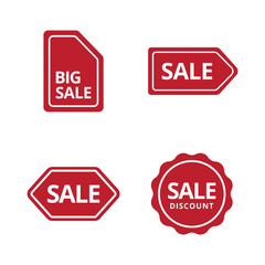 sale label icon sticker vector design