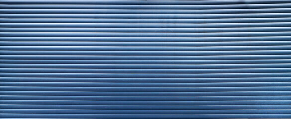 Shutters on a show-window. Abstract metal background.