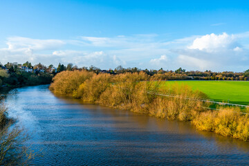 View of the river Dee in Chester, UK