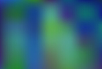 Light BLUE vector blurred bright pattern.