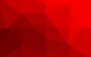 Light Red vector polygon abstract backdrop.