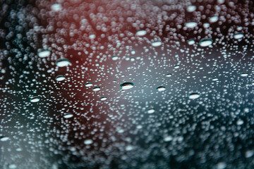 Water drop on the glass as nice background