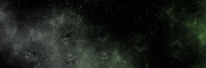 abstract space, colorful nebula, stars and sky