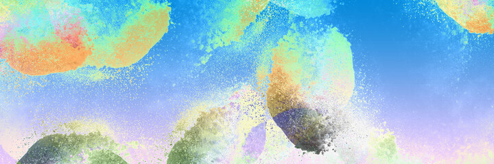 Fototapeta premium colorful abstract paint background, acrylic, watercolor