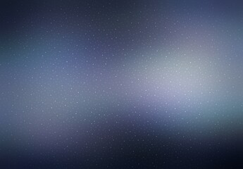 Shimmering dust on black holographic blur background.