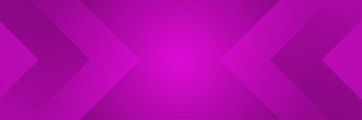 Arrow Tech Purple Abstract Geometric Wide Banner Design Background