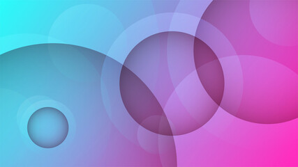 Transparant Lens Purple Blue Colorful Abstract Geometric Design Background