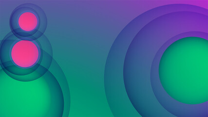 Light circle Colorful Abstract Geometric Design Background