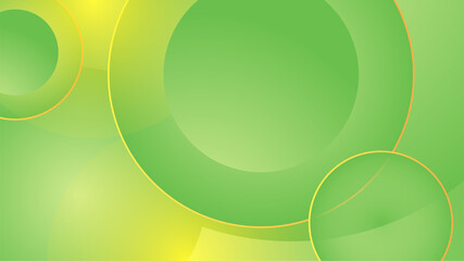 Fresh green Colorful Abstract Geometric Design Background