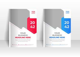 Modern magazine illustration Poster Corporate Business Annual Report Cover Book Cover Or Brochure Cover Flyer Marketing Agency Template Design