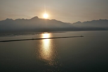 Sunrise at Seward, Alaska, USA