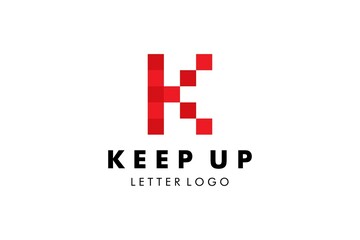 Letter K Logo : Suitable for Company Theme, Technology Theme, Initial Theme, Infographics and Other Graphic Related Assets.