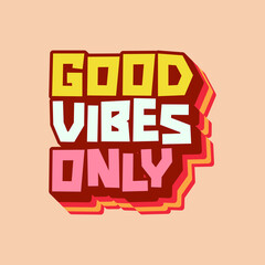 Motivational typography in vintage style