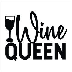  win svg design  wine queen