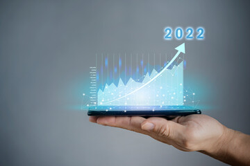 2022 business finance technology and investment concept