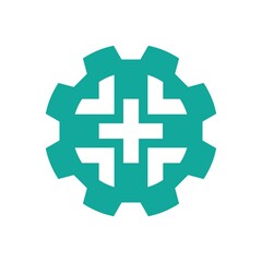 Obraz premium Medical cross logo template