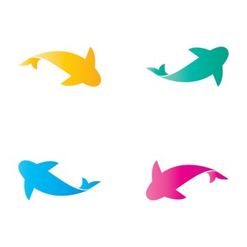 Fish logo template
