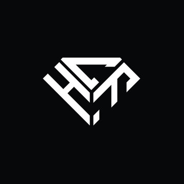 HCF letter logo creative design. HCF unique design