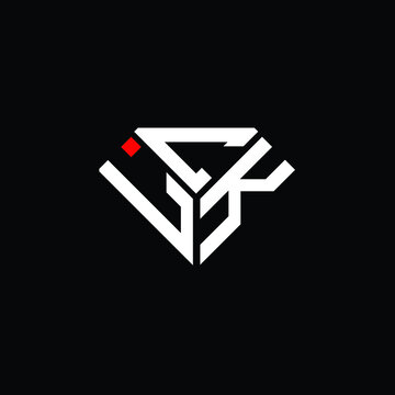 LCK letter logo creative design. LCK unique design