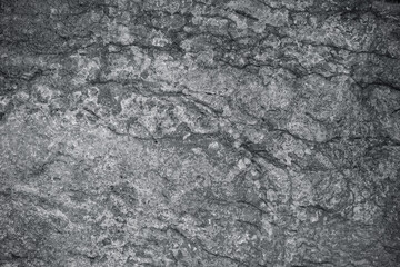 Fototapeta na wymiar Dark gray stone or light black skin with natural patterns for background
