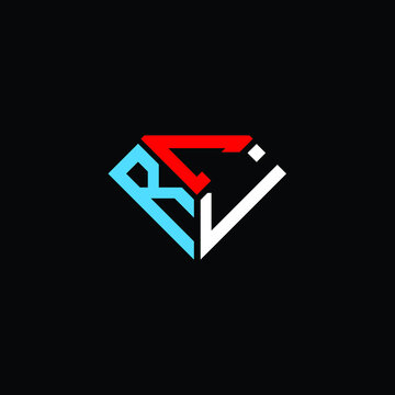 RCJ letter logo creative design. RCJ unique design