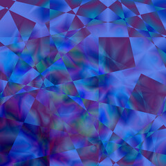 Obraz premium Bright abstract background of many irregularly shaped elements.3d.