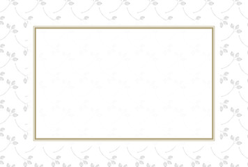 植物　ボタニカル　背景　フレーム