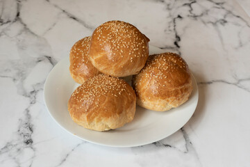 Sesame  seed buns