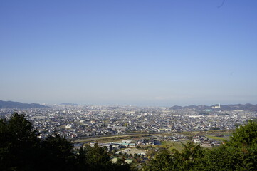 Obraz premium 新居浜市の眺望