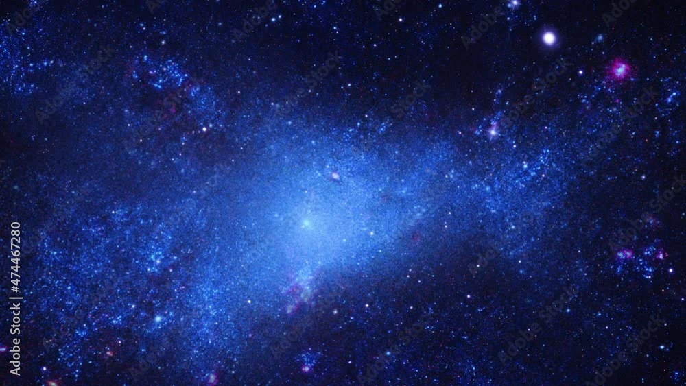 Wall mural animation of nebula. outer space. galaxy. elements of this image furnished by nasa.