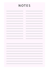 Elegant Notes Paper Planner