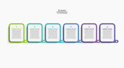 Business data visualization. timeline infographic icons designed for abstract background template milestone element modern diagram process technology digital marketing data presentation chart Vector