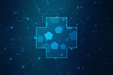 Medical and Health care concept background, Medical Science, Biotechnology concept background