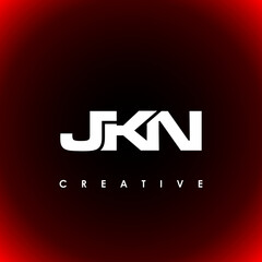 JKN Letter Initial Logo Design Template Vector Illustration