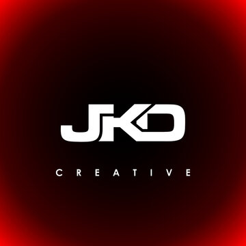 JKD Letter Initial Logo Design Template Vector Illustration