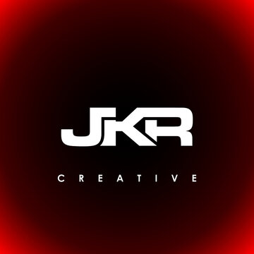 JKR Letter Initial Logo Design Template Vector Illustration