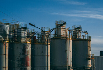 Obraz premium chemical product factory