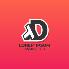 TD or DT Letter logo concept inspiration