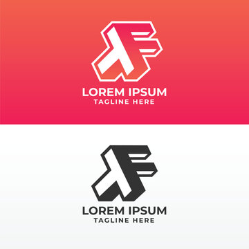 FT or TF Letter logo concept inspiration