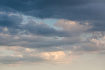 Fototapeta na wymiar clouds on blue sky