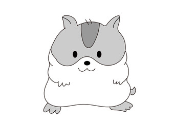 ハムスター（グレー）
