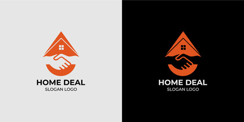 ideal home logo for company and agency