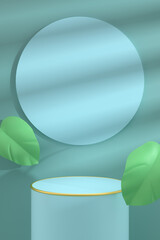 3d rendering e-commerce stand