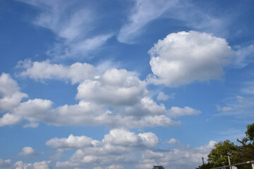 夏空と雲