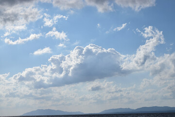 夏空と雲