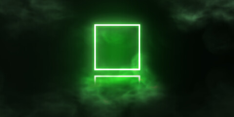 Rectangle light in the darkness background, Neon background, gaming background