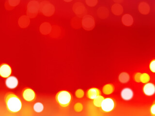 Abstract red background defocused lights.