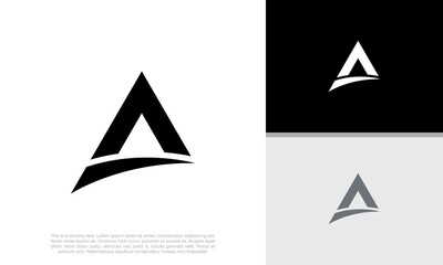Initials A logo design. Initial Letter Logo.